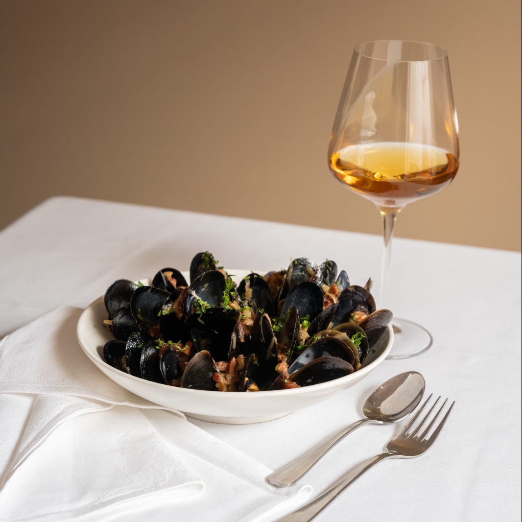 Plat du Bar! A rotating weekly counter meal & a glass of wine for $35. Wine bar only, get in early.