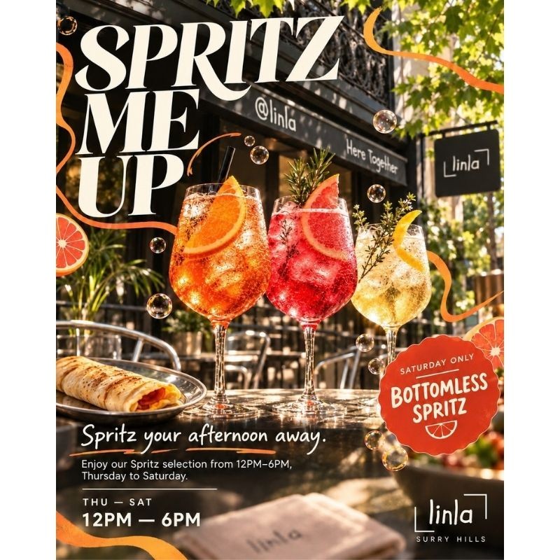 Clock off. Spritz on. 🍹
