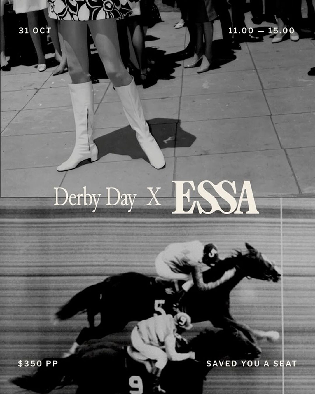 Derby Day at ESSA. Saturday 31 October, from 11:00.
