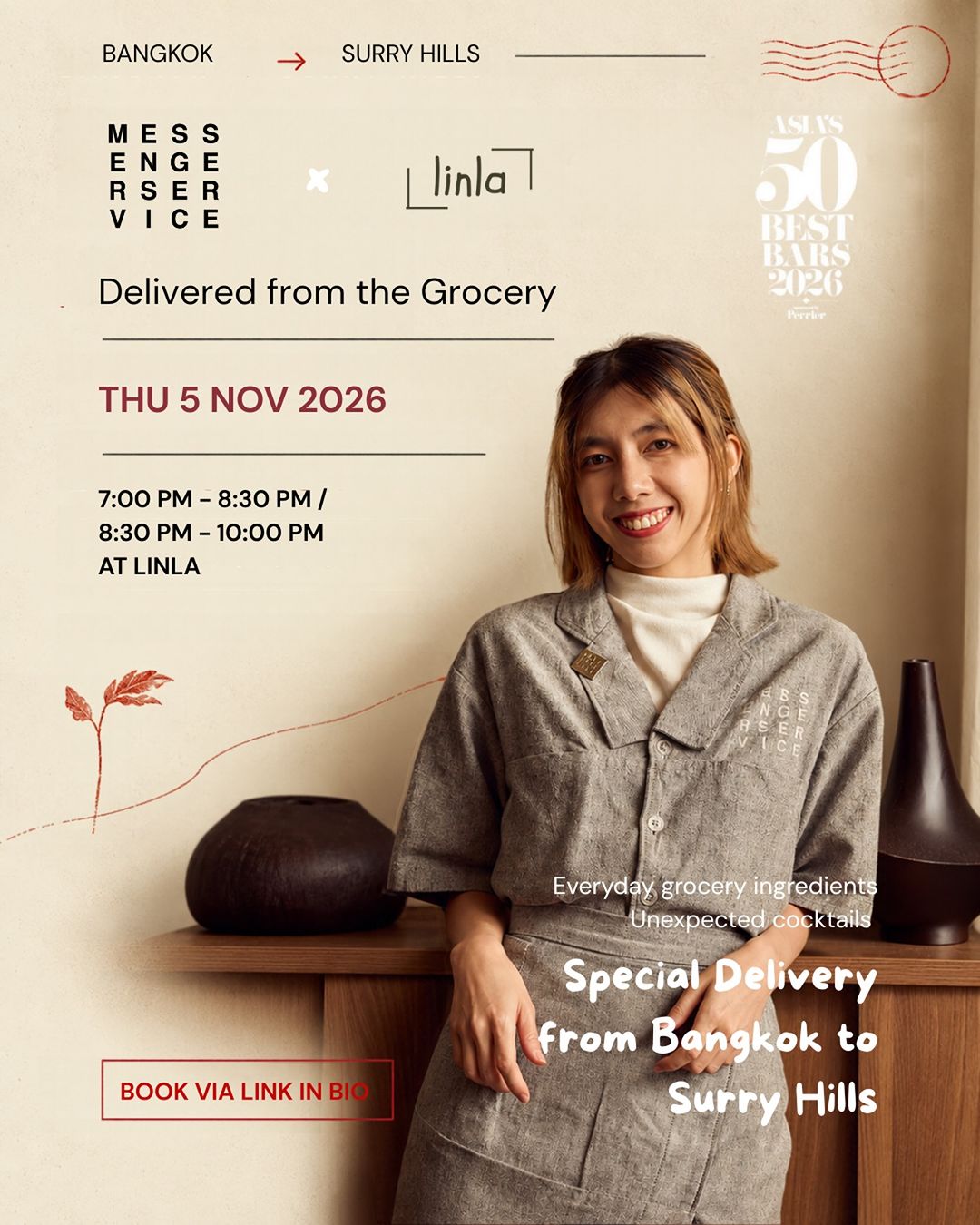 Messenger Service Bar Takes Over Linla