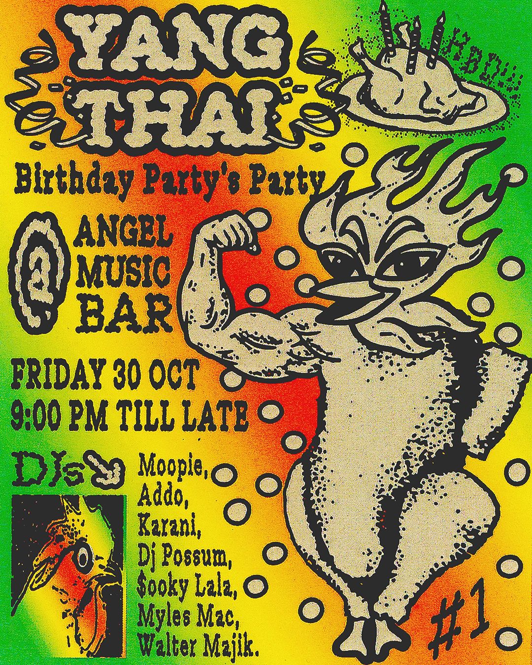 Yang Thai Turns One at Angel Music Bar!