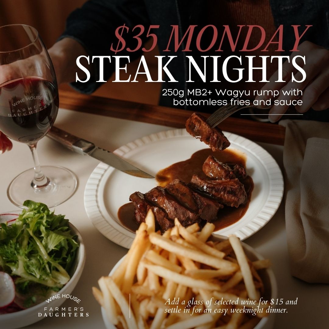 Monday steak at Wine House
