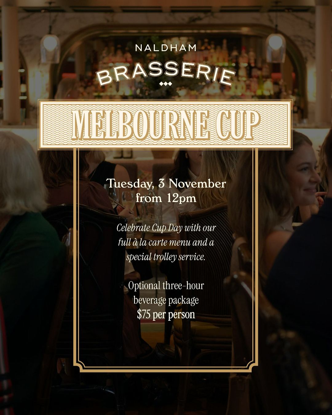Melbourne Cup at Naldham Brasserie