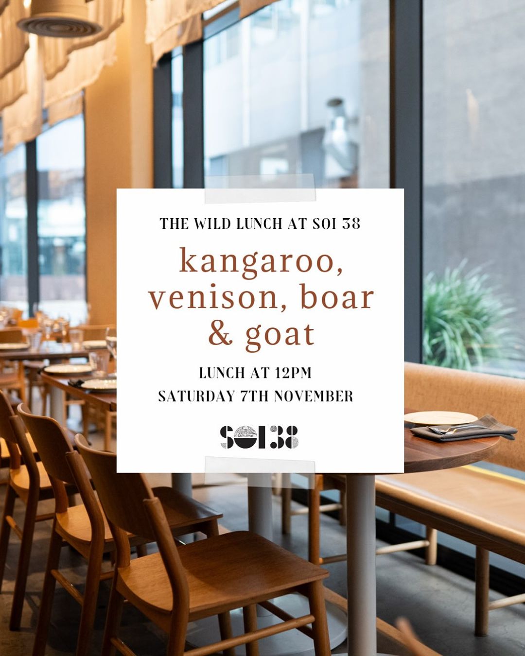 The Wild Lunch: Soi 38 × Australian Meats