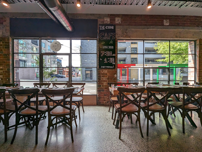 The CODE pizza bar