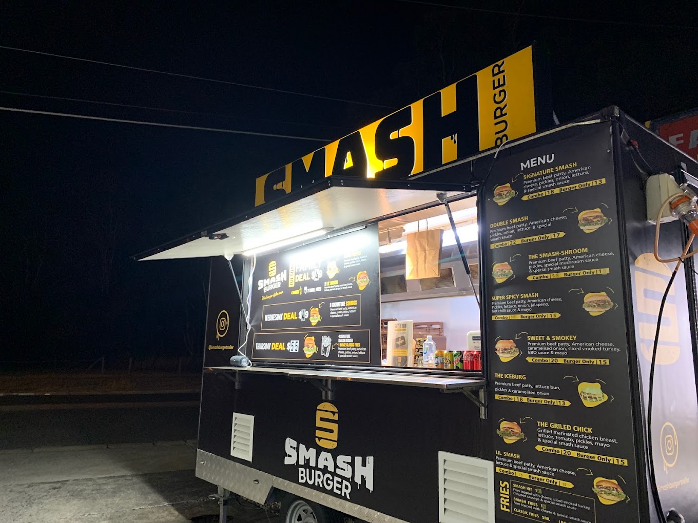Smash Burger Food Trailer