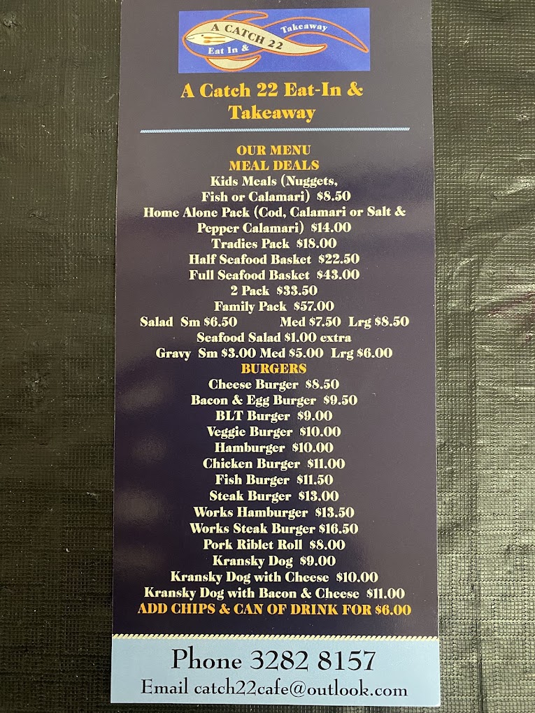 A Catch 22 Cafe & Takeaway