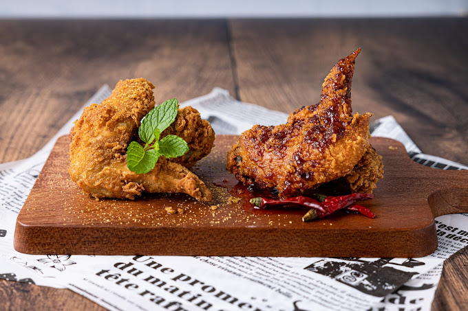 BUFWIN —chicken buffet & beer. Halal food
