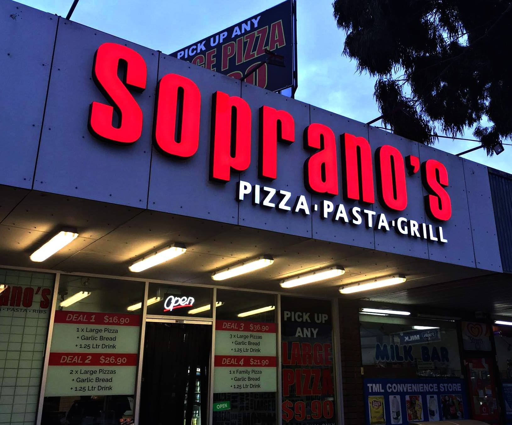Sopranos Pizza Pasta & Grill