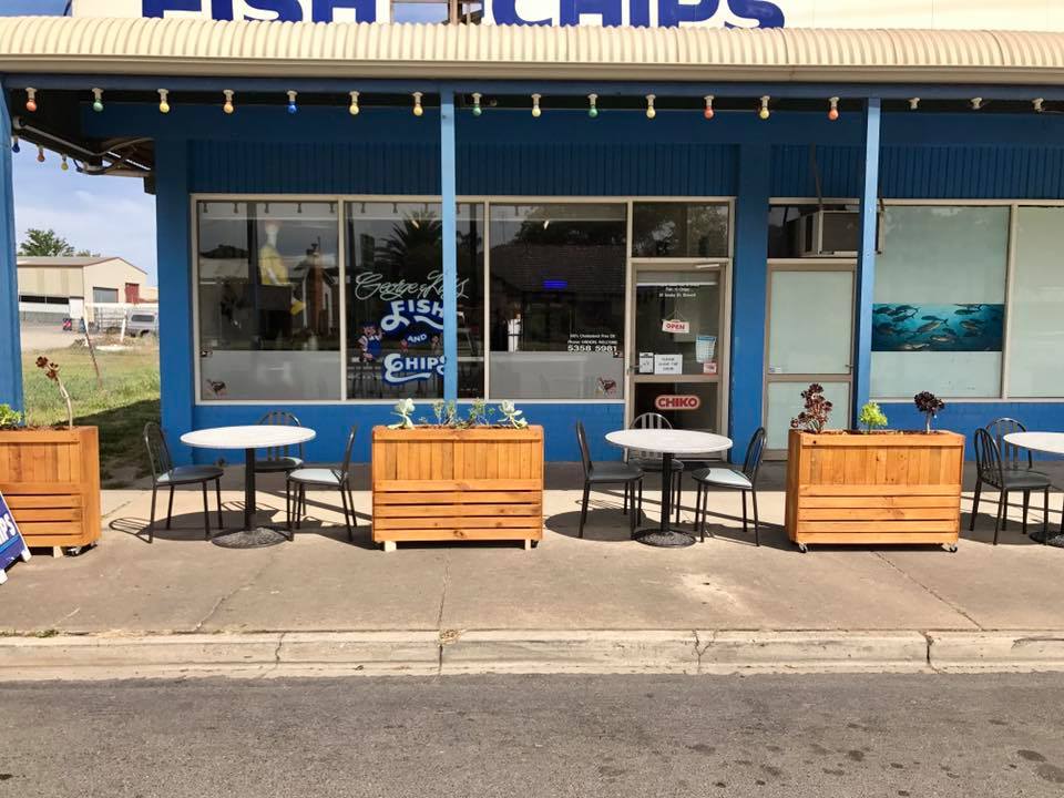 George And Kids Fish And Chips