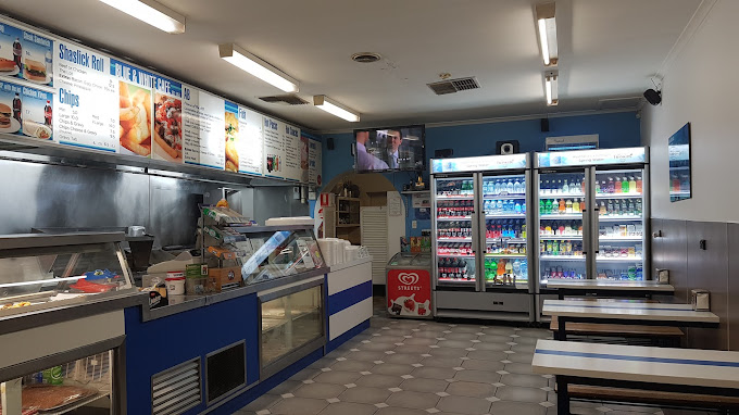 Blue and White Cafe