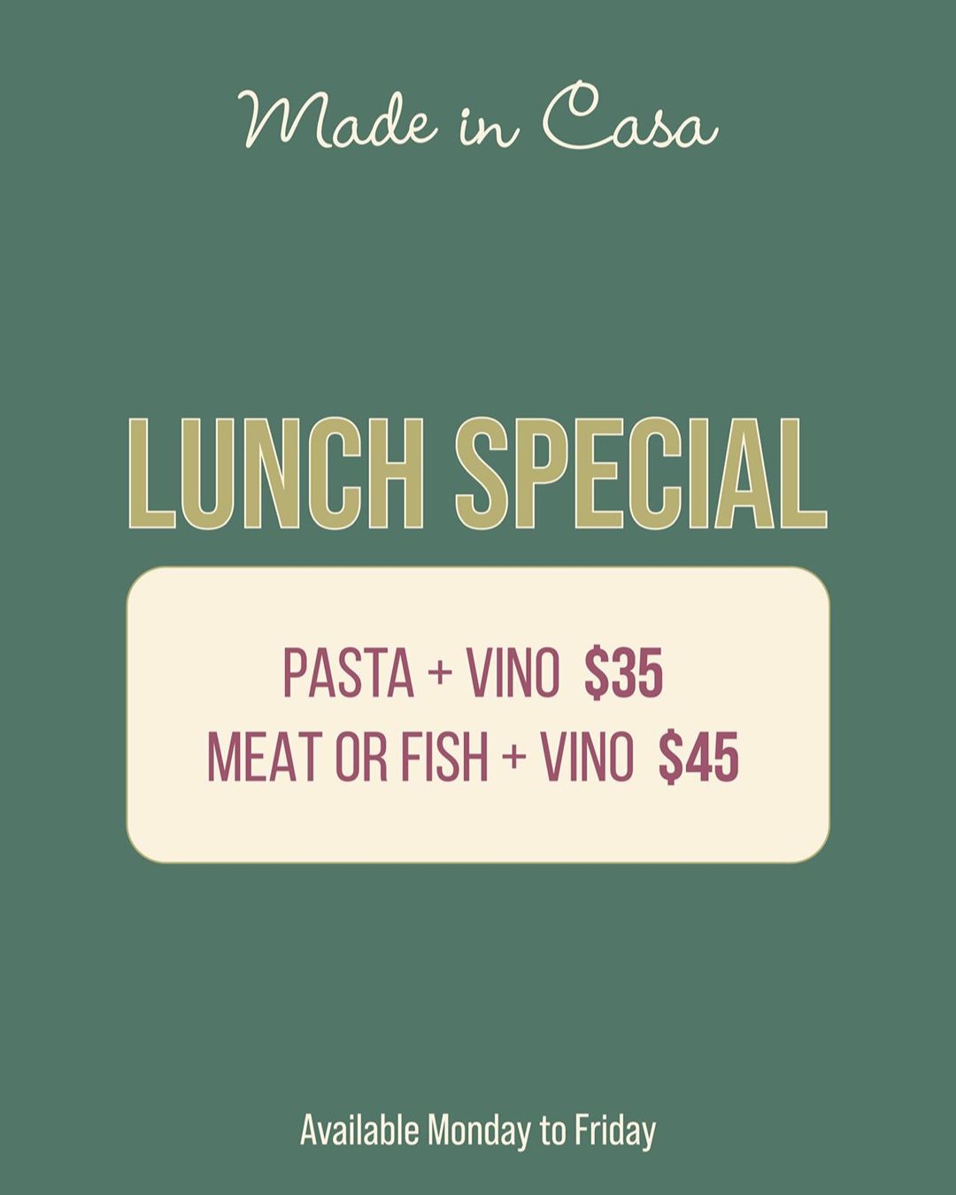 Made In Casa event