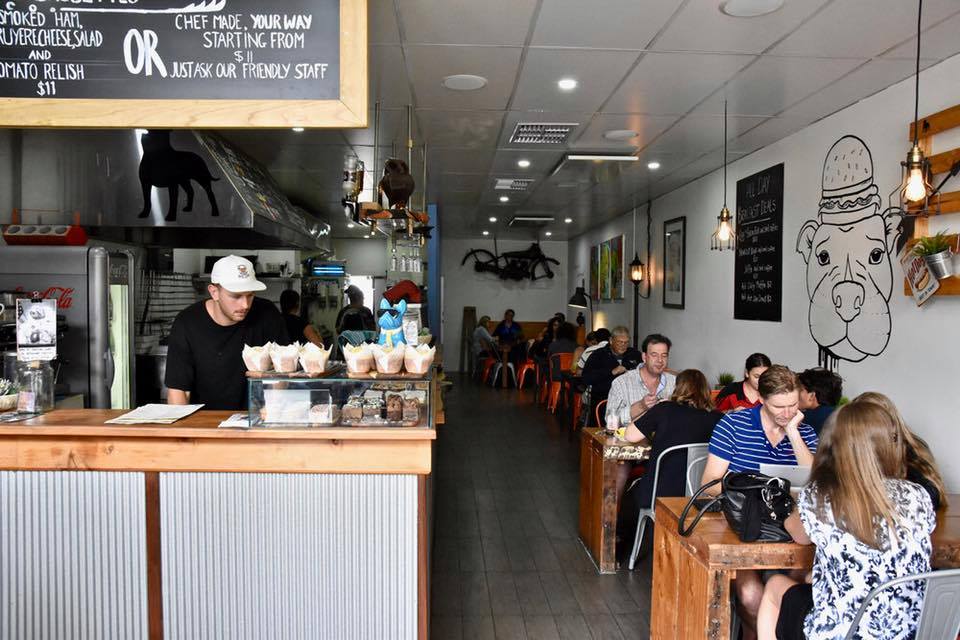 Blue Dog Café.