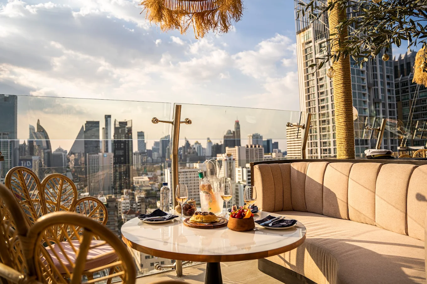 Pastel Rooftop Bar & Mediterranean Dining