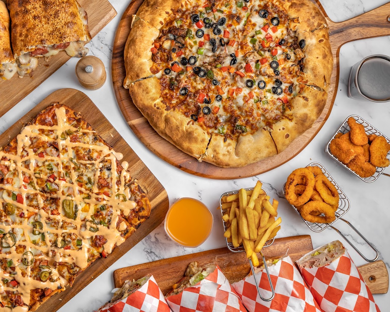 Boof Pizza and Sandwich