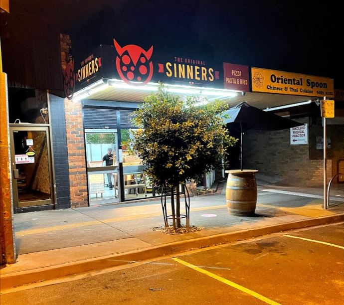The Original Sinners Pizza - Macleod