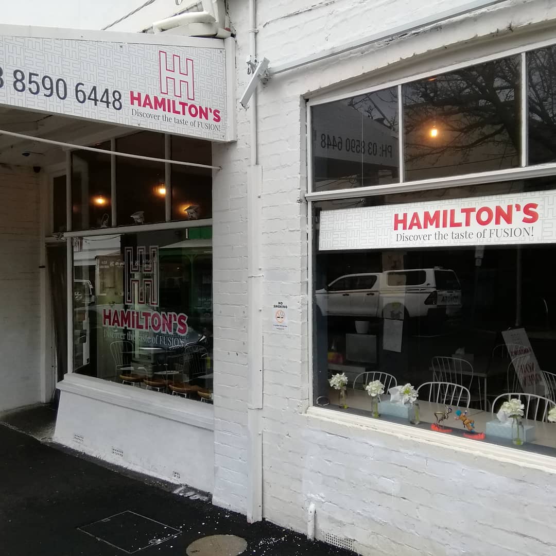 Hamilton's Coffee.Burgers.Fried Chicken