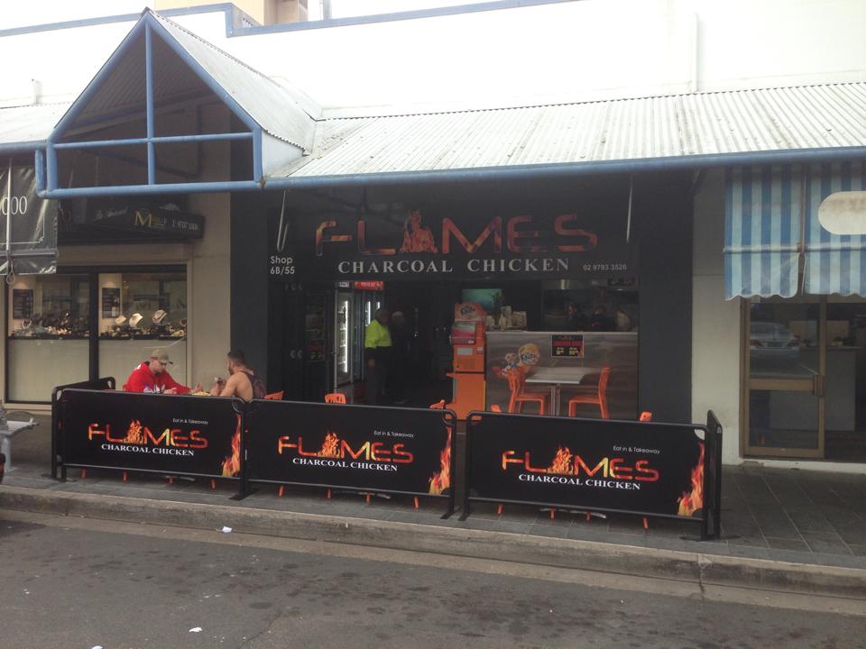 Flames Charcoal Chicken