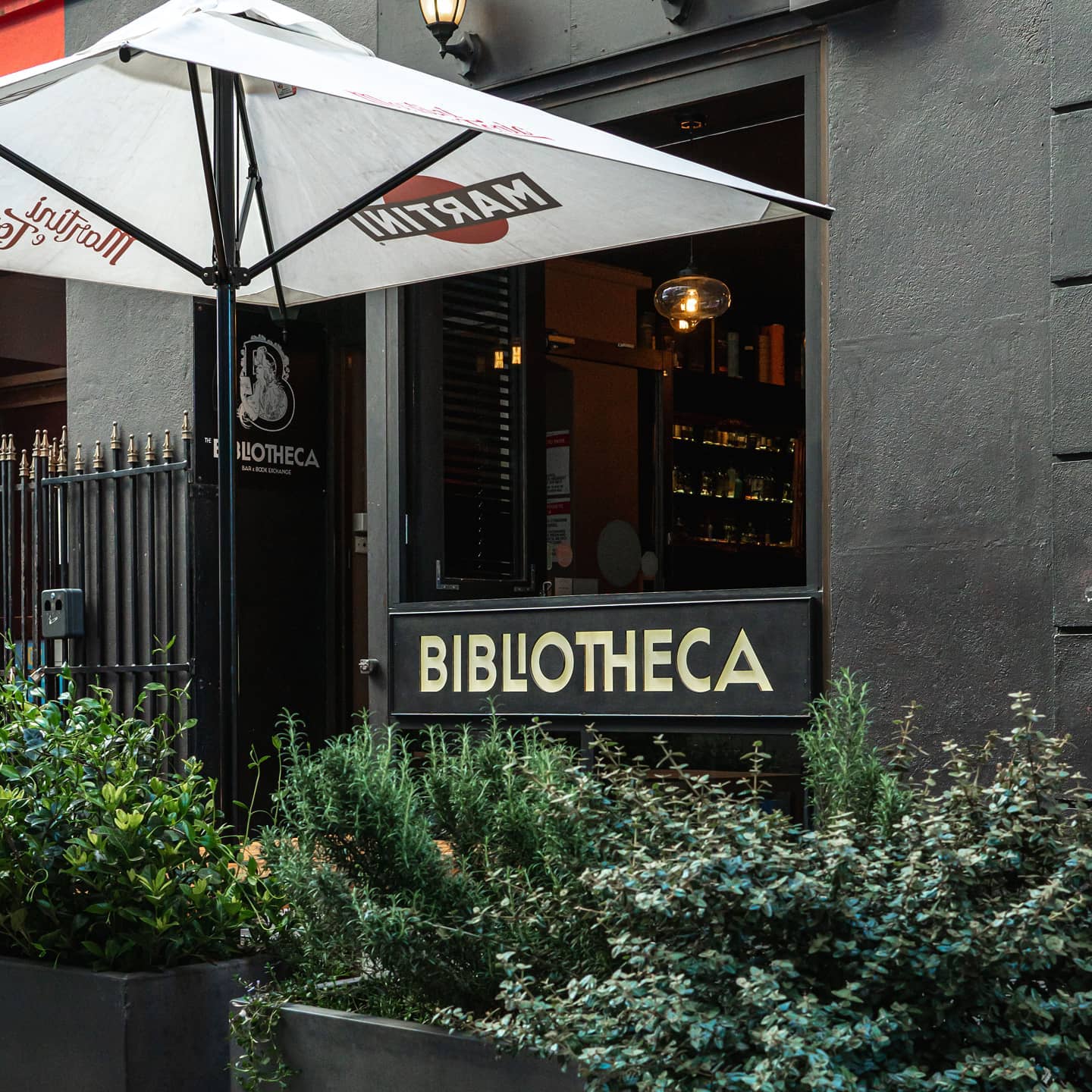 The Bibliotheca Bar and Book Exchange