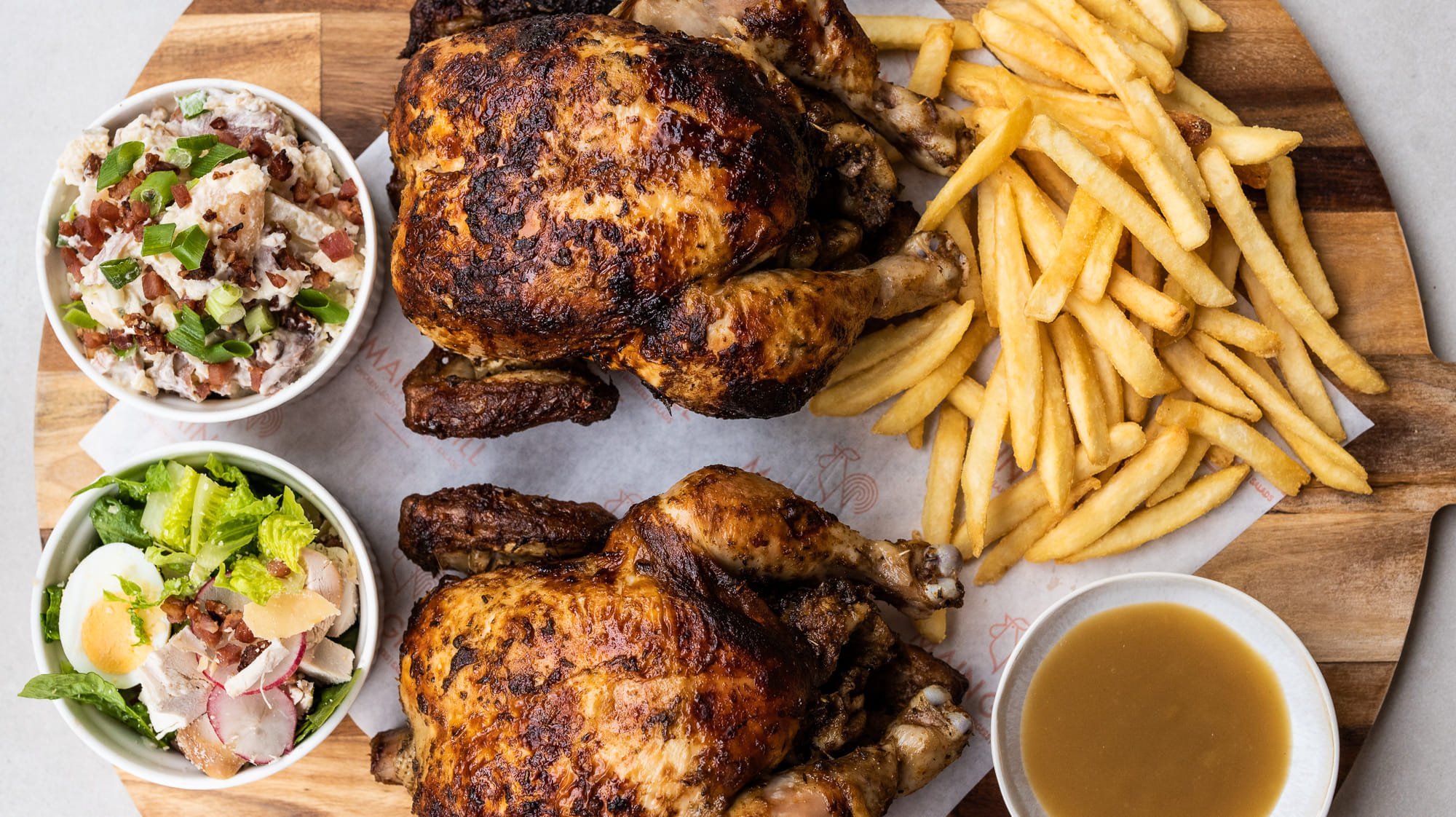 Main Grill Chicken, Salads, Burgers and Souvlaki