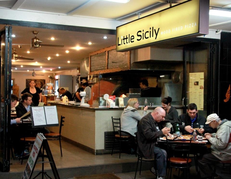 Little Sicily woodfired pizza