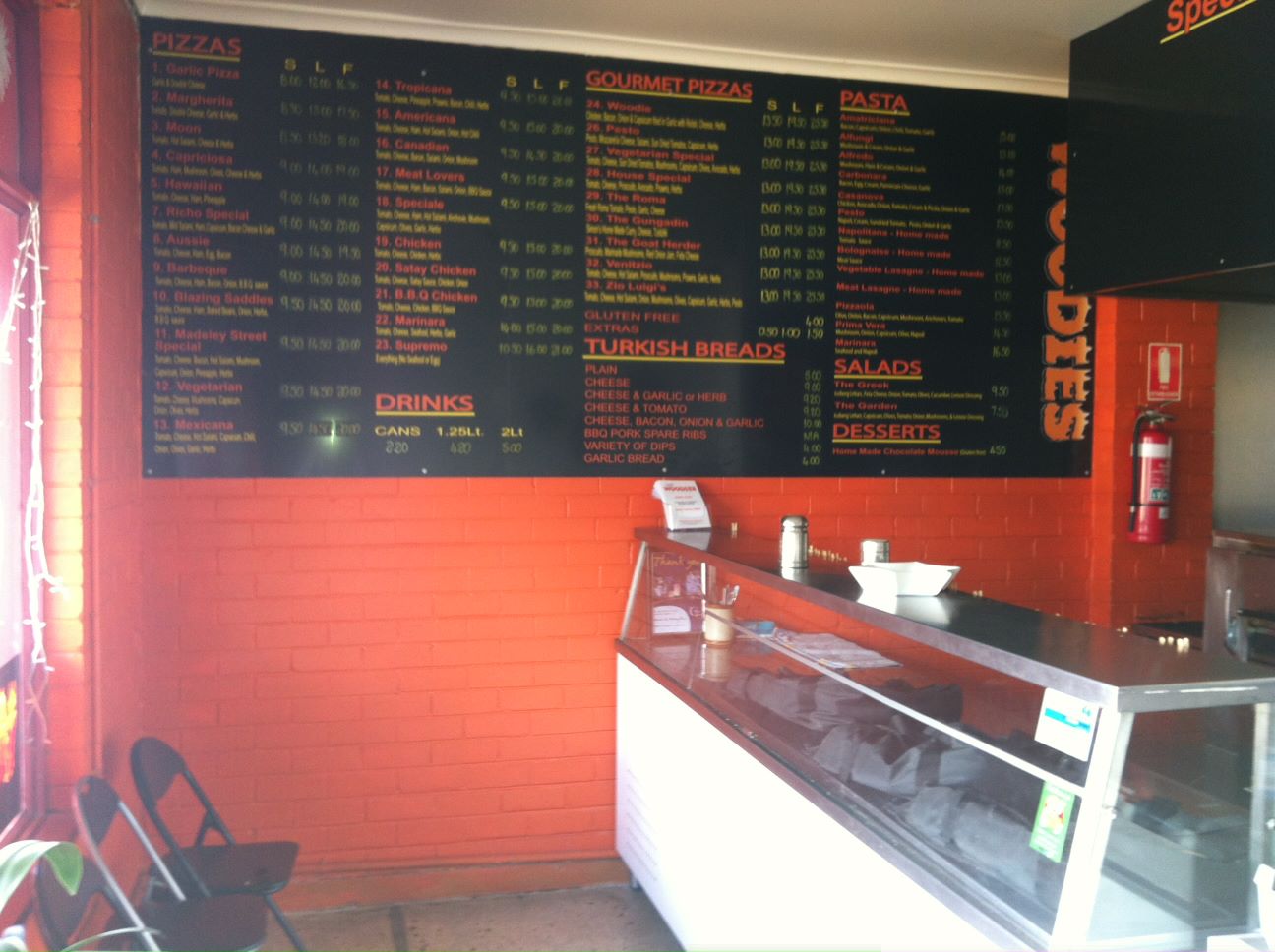 Woodies Pizza On Madeley
