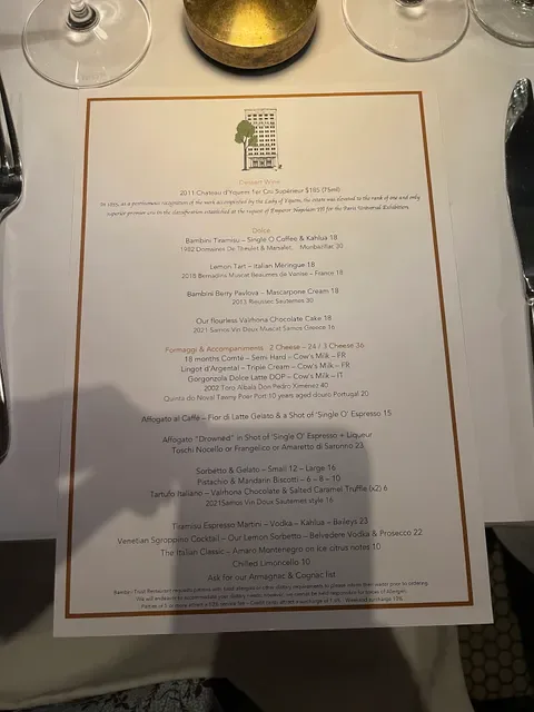 Bambini Trust Restaurant & Wine Room