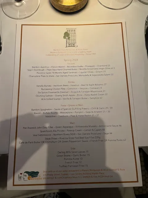 Bambini Trust Restaurant & Wine Room