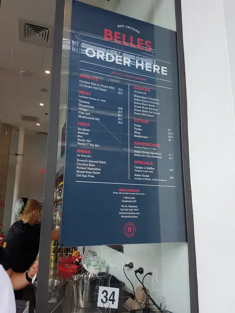 Belles Hot Chicken Barangaroo