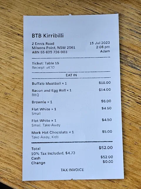 BTB Kirribilli