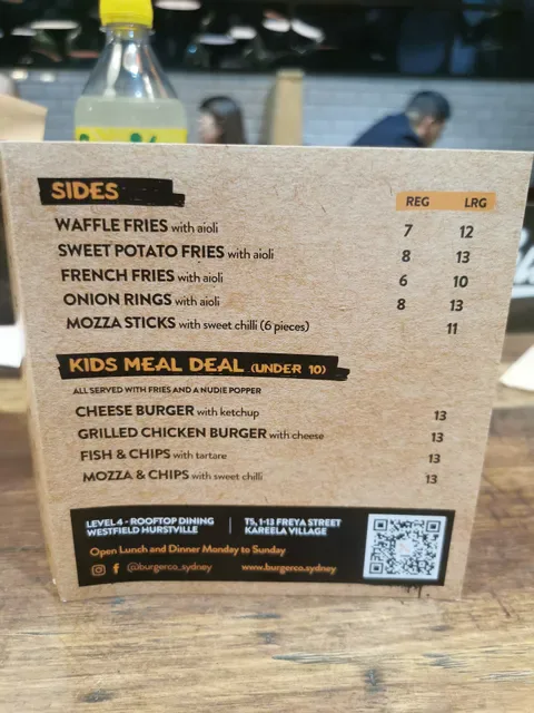 Burger Co Hurstville
