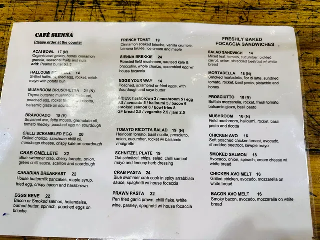 Café Sienna