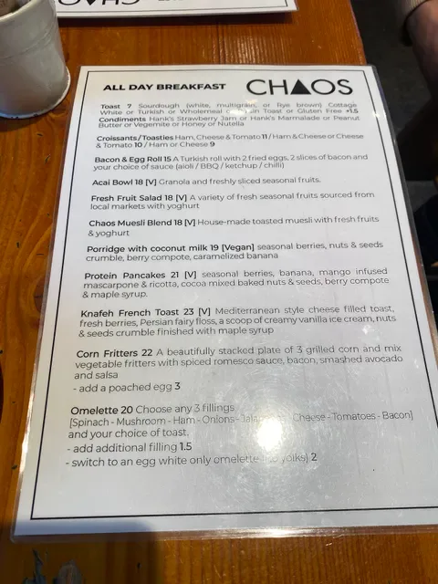 Chaos Cafe