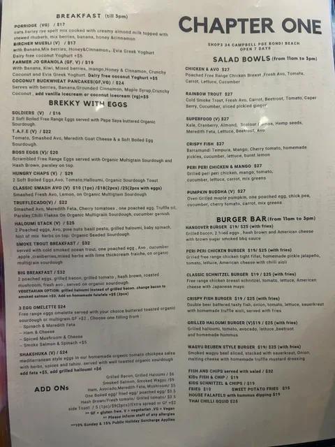 Chapter One Café