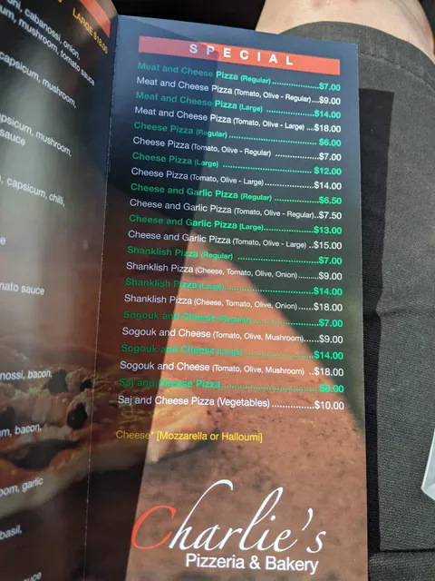 Charlie's Pizzeria & Bakery