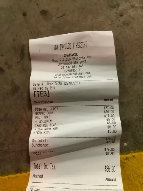 Chat Thai - Chatswood