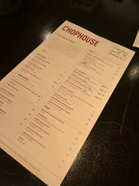 Chophouse Sydney