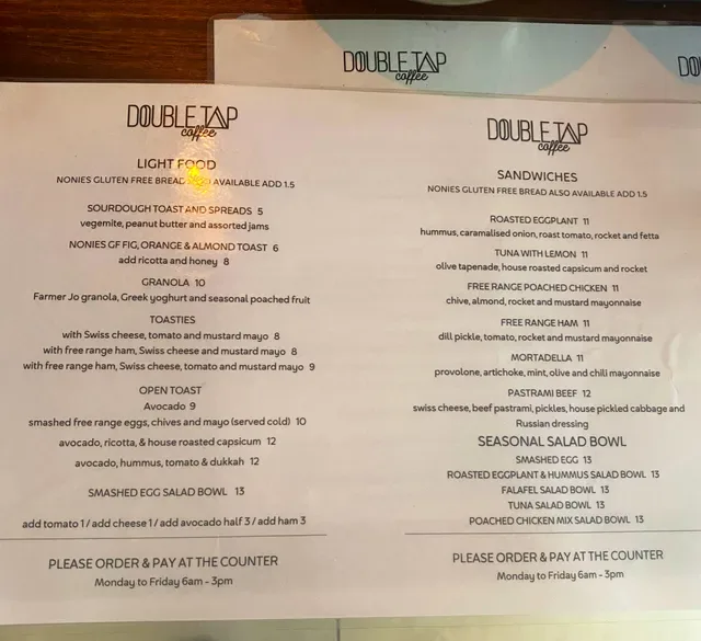 Double Tap Coffee