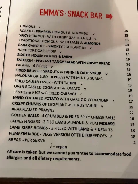 Emma's Snack Bar