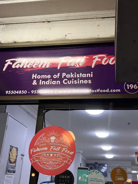 Faheem Fast Food Enmore