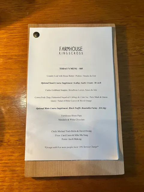 Farmhouse Kings Cross