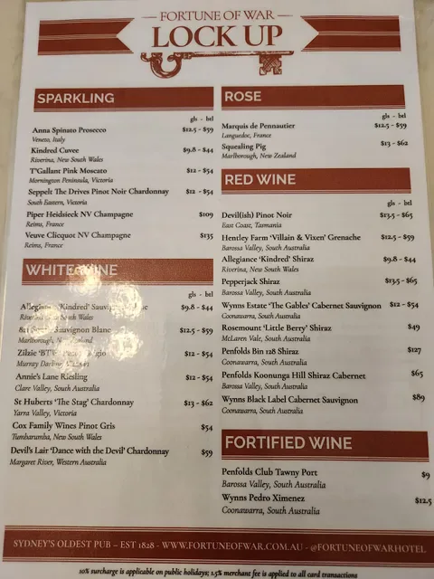 Fortune of War - Sydney's Oldest Pub