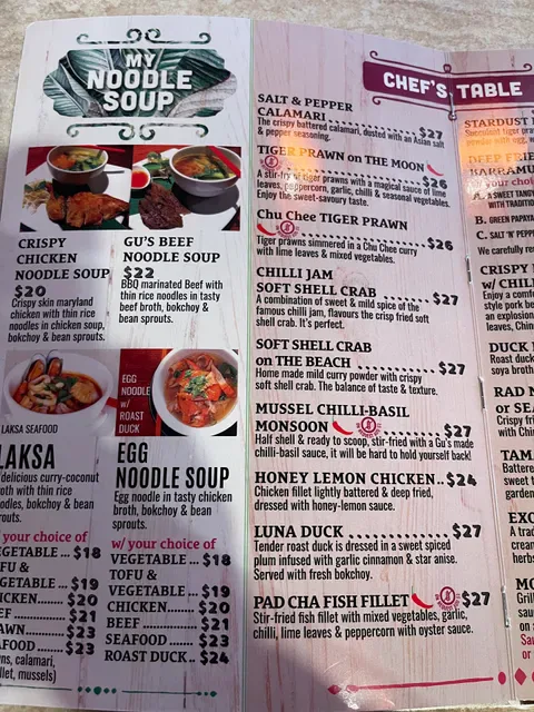 Gu Thai Cuisine at Chipping Norton