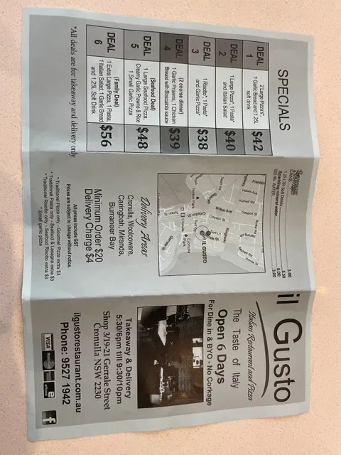 il Gusto Italian Restaurant and Pizza