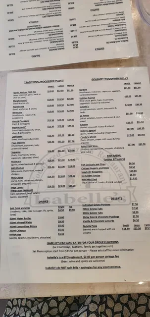 Isabelle's – Italian Restaurant, Bar & Woodfired Pizza