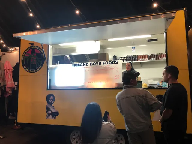 Island Boys Food Jamaican restaurant We open when the factory has show