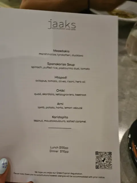 Jaaks Restaurant and Bar