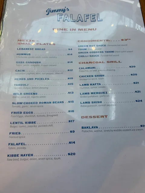 Jimmy’s Falafel