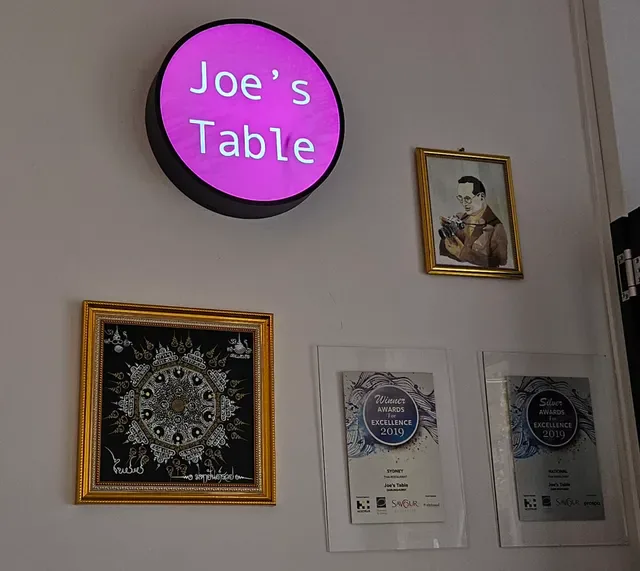 Joe's table