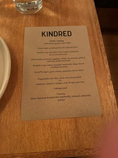 KINDRED Restaurant